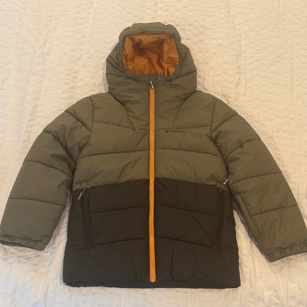 Columbia Kids' Olive and Black Puffer Jacket